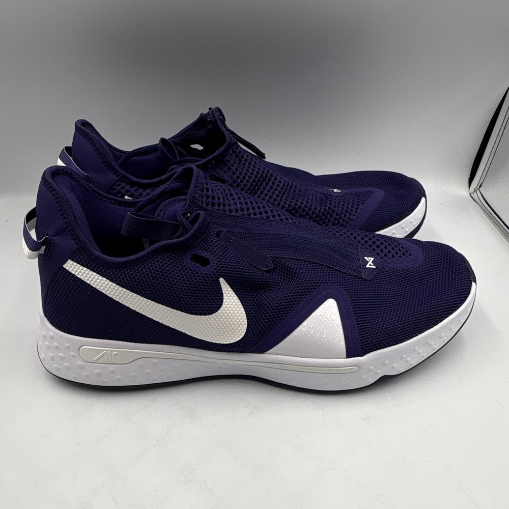 Nike PG 4 TB Men's New Orchid/White Low Top Lace-Up Sneakers CW4134-501 - Picture 3 of 13